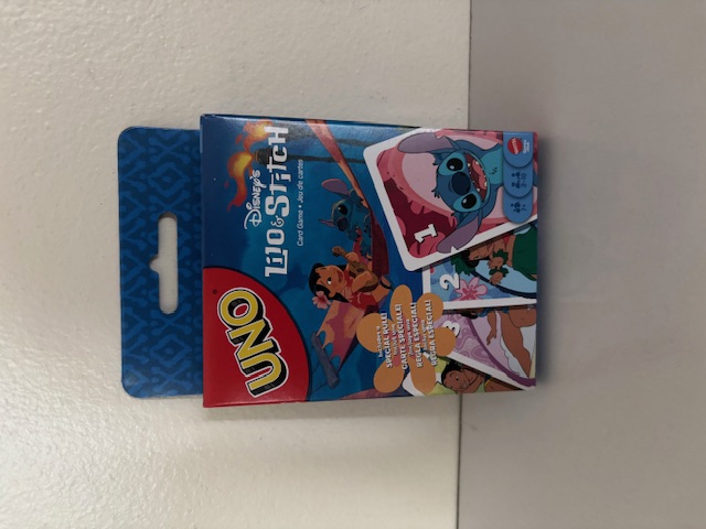 Mattel UNO Disney Lilo & Stitch Card Game UPC #194735267859