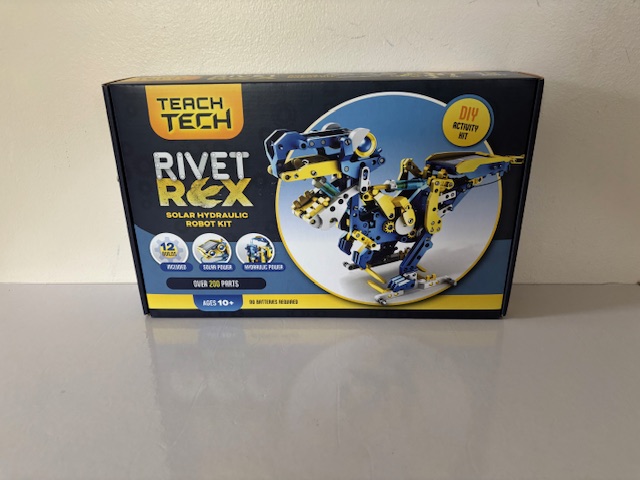 Elenco Teach Tec Rivet Rex Solar Hydraulic Robot Kit UPC #756619012742