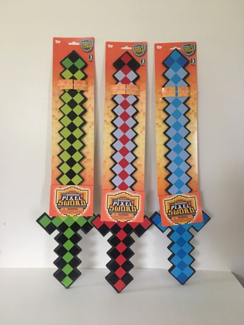 Pixel Soft Foam Sword UPC #097138826763