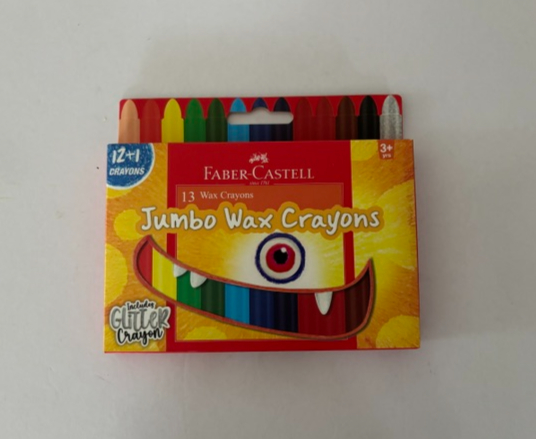 Faber Castell Jumbo Wax Crayons UPC #8901180200742