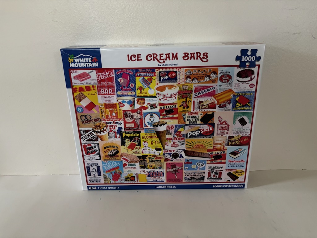 White Mountain Ice Cream Bars Puzzle UPC #724819260324