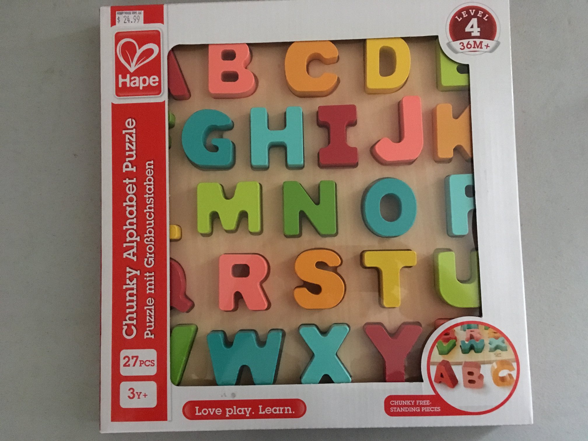 Hape Chunky Alphabet Puzzle
