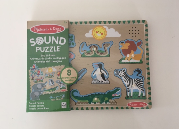 Melissa & Doug Sound Puzzle - Zoo Animals UPC #000772007276