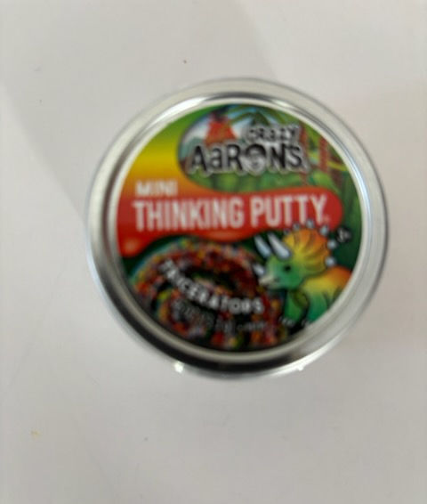 Crazy Aarons Triceratops Thinking Putty UPC #810066959293