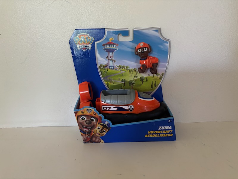 SpinMaster Paw Patrol Zuma HoverCraft UPC #681147037762