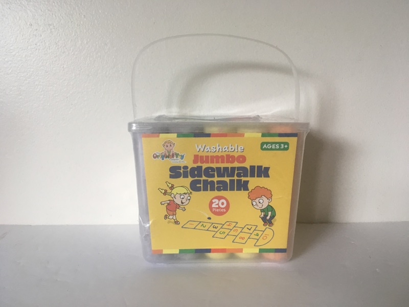 Original Toy Washable Jumbo Sidewalk Chalk UPC #693409512351