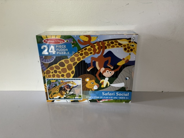 Melissa & Doug Safari Social Floor Puzzle UPC #000772044233