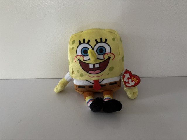 TY Beanie Babies SpongeBob SquarePants Plush UPC #008421442324