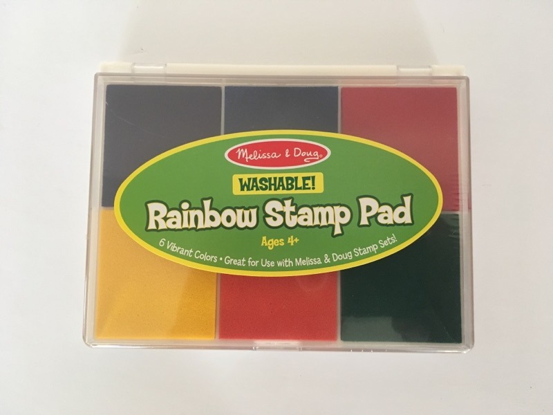 Melissa & Doug Washable Rainbow Stamp Pad UPC #000772016377
