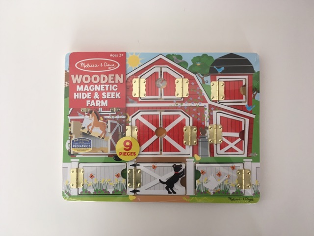Melissa & Doug Wooden Magnetic Hide & Seek Farm UPC #000772045926