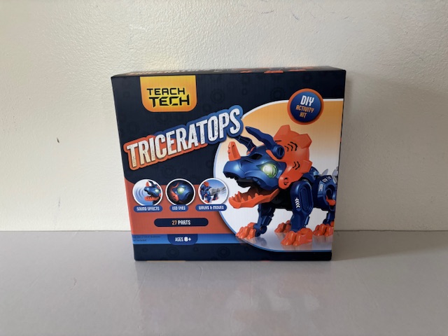 Elenco Teach Tec Triceratops DIY Activity Kit UPC #756619014906