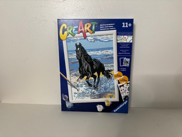 Ravensburger Creart Beach Horse Painting by Numbers UPC #4005556259168