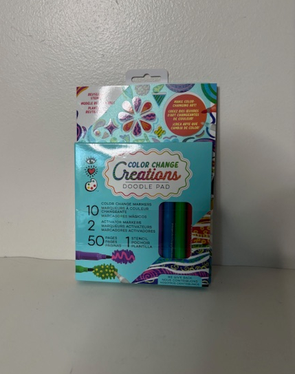 Bright Stripes Color Change Creations Doodle Pad UPC #6972569241399