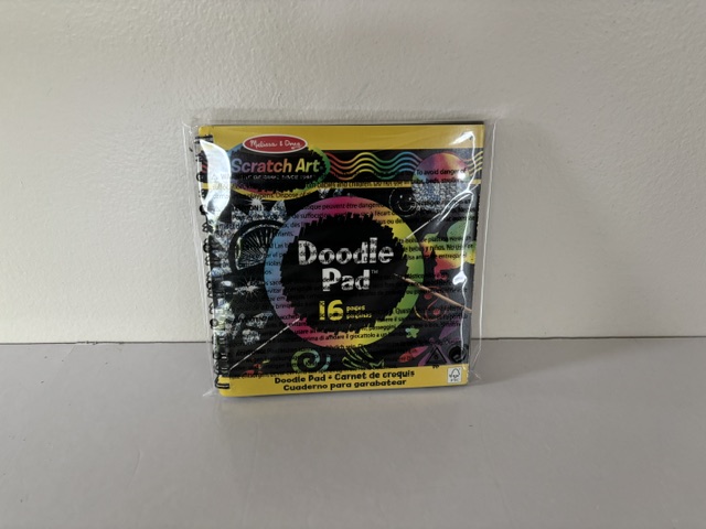Melissa & Doug Doodle Pad Scratch Art Pad UPC #000772059473