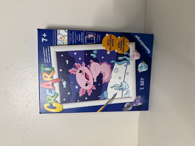 Ravensburger Creart Axolotl Painting by Numbers UPC #4005556259342