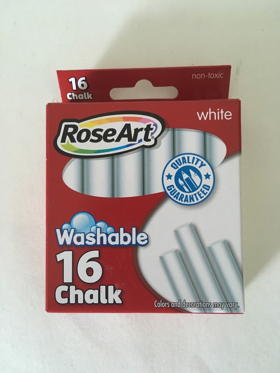 RoseArt Washable Chalk - White
