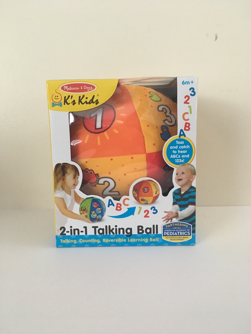 Melissa & Doug 2 in 1 Talking Ball UPC #000772091817