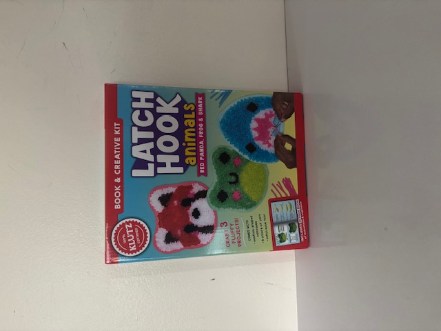 Klutz Latch Hook Animals Kit UPC #9781546176169