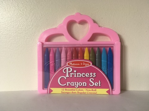 Melissa & Doug Princess Crayon Set UPC #000772041553
