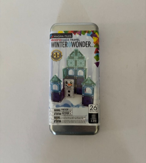 Magna Tiles MicroMags Travel Winter Wonder UPC #850025176644