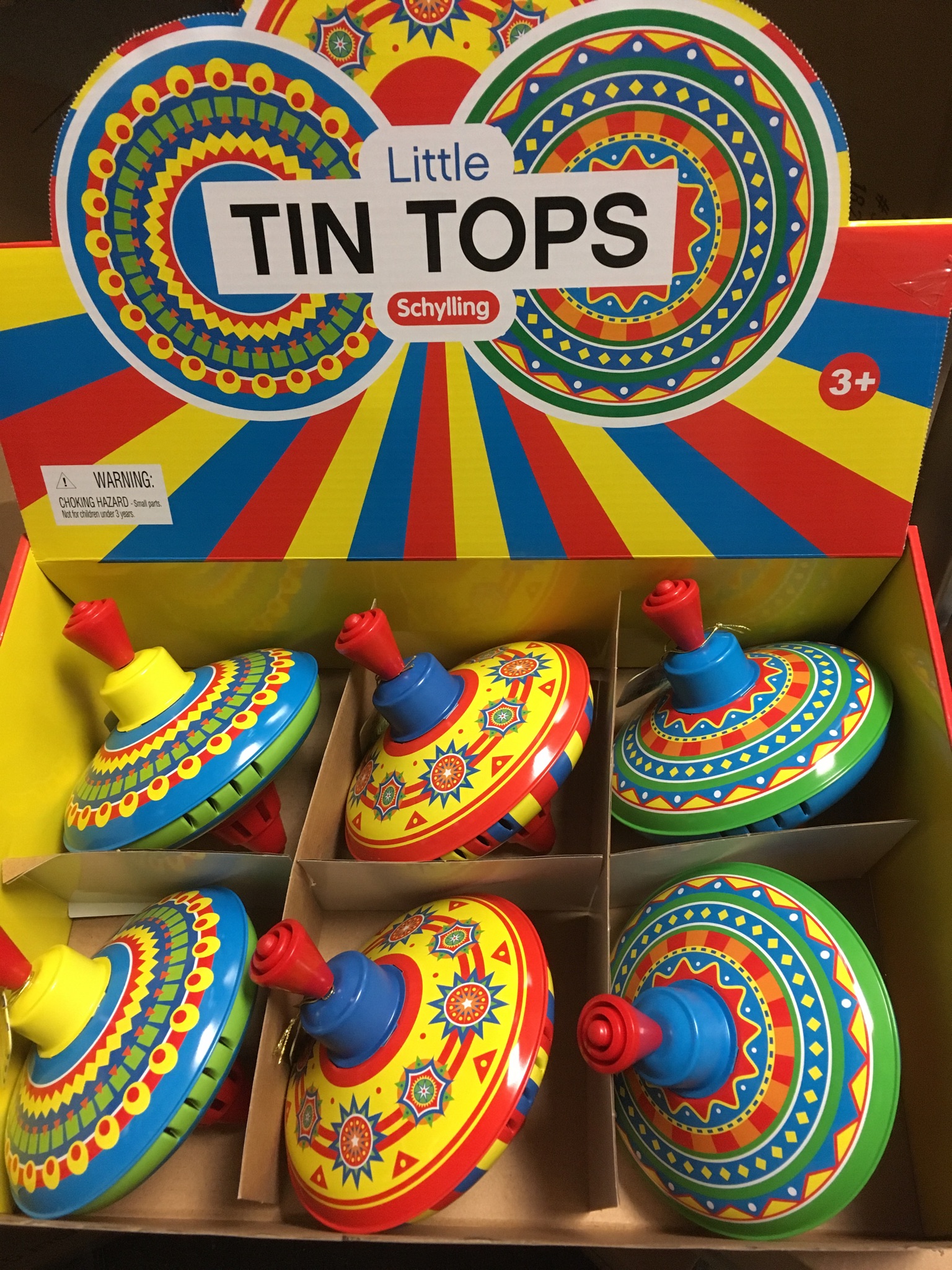 Schylling Tin Tops UPC #019649219049