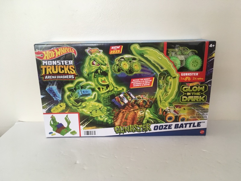 Mattel HotWheels Monster Trucks Gunkster Ooze Battle UPC #194735164332