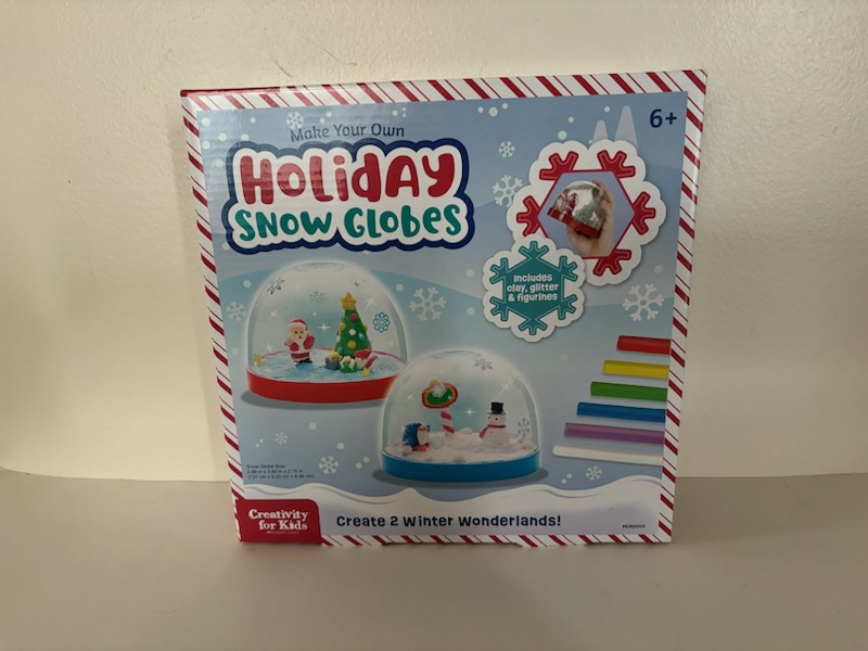 Creativity for Kids Holiday Snow Globes UPC #092633322185