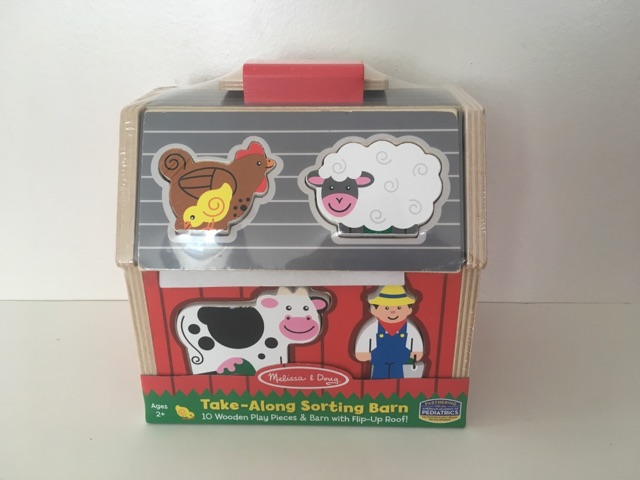 Melissa & Doug Take Along Sorting Barn UPC #000772301497
