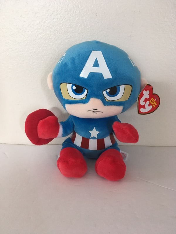 TY Original Beanie Babies - Captain America UPC #008421440023