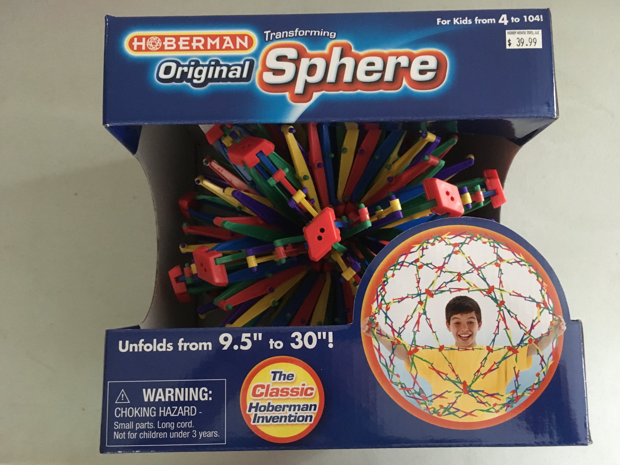 Hoberman Original Transforming Sphere UPC #025766201041