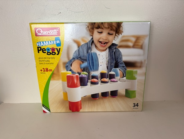 Quercetti Hammer Peggy Set UPC #8007905041208