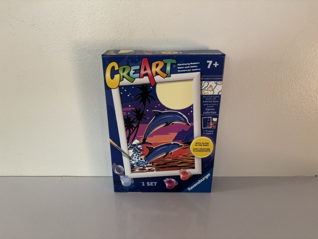 Ravensburger CreArt Paint By Number Dolphins UPC #4005556259359