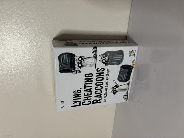 Gamewright Lying, Cheating Raccoons Game UPC #0759751001278
