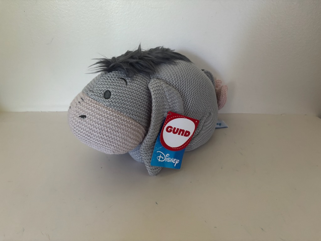 Gund Disney EEyore Knit Plush UPC #681147045873