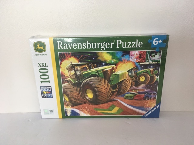 Ravensburger John Deere Big Wheels Puzzle UPC #4005556129836