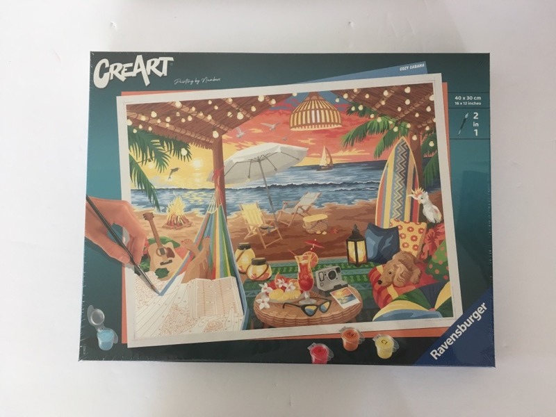 Ravensburger CreArt Paint by Number - Cozy Cabana