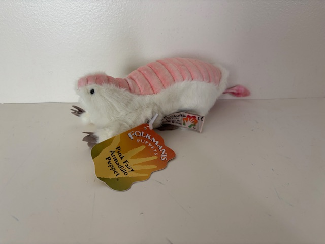 Folkmanis Pink Fairy Armadillo Puppet UPC #638348032287