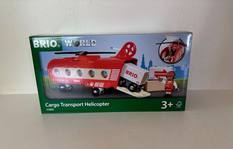 Brio World Cargo Transport Helicopter 33886 UPC #7312350338867