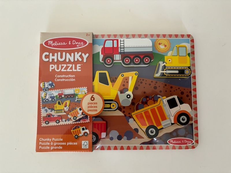 Melissa & Doug Chunky Puzzle - Construction UPC #000772037266