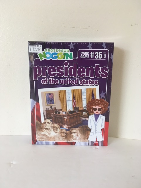 Professor Noggins Presidents of the US Card Game