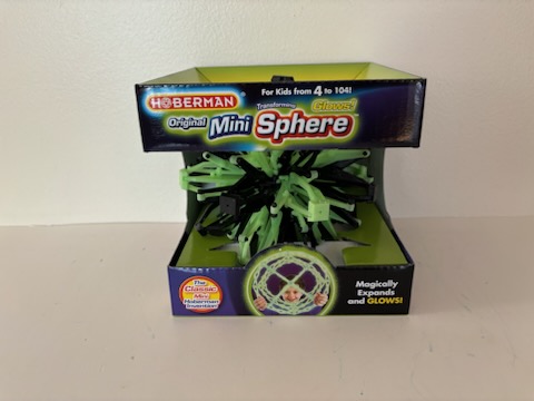 Original Hoberman Mini Sphere - Glows! UPC #025766013361