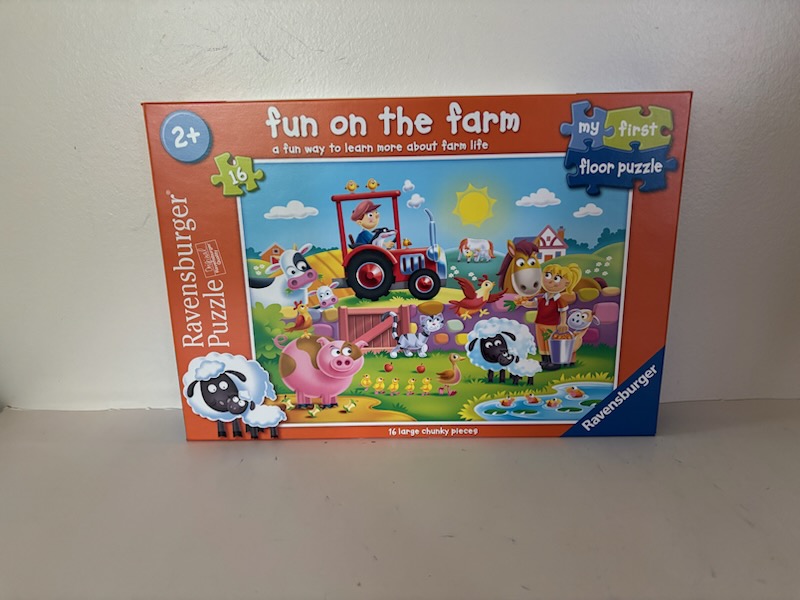 Ravensburger Fun on the Farm My First Floor Puzzle UPC #4005555040668