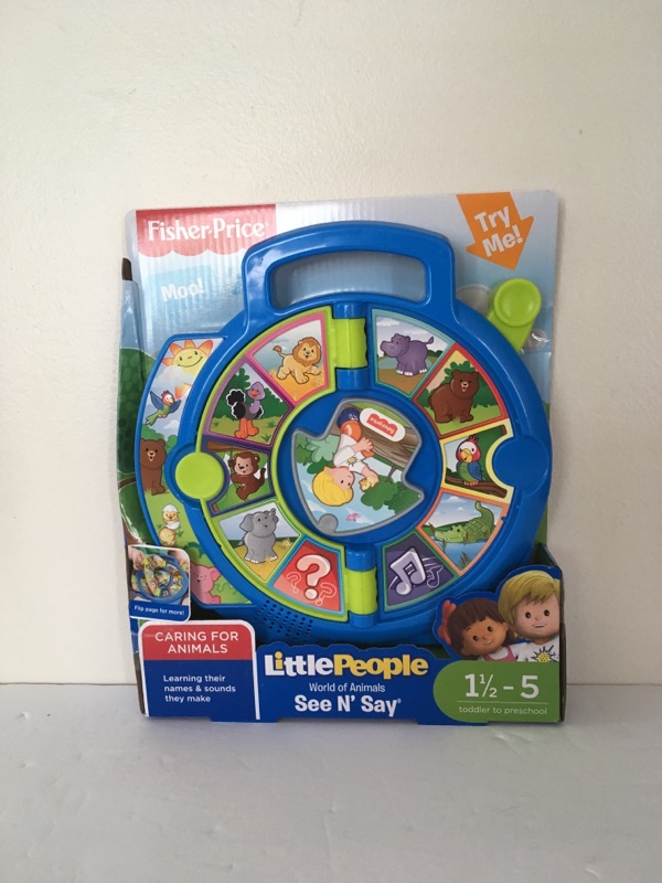 Fisher Price Little People World of Animals See N Say UPC #887961373264