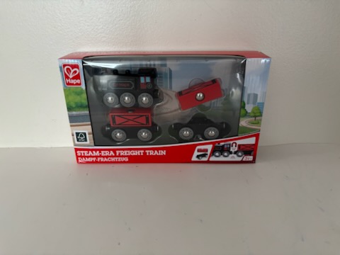 Hape Steam-Era Freight Train UPC #6943478018280
