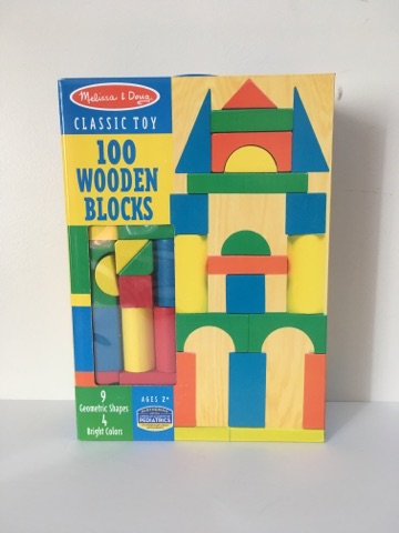 Melissa & Doug Classic Wooden Blocks Set UPC #000772004817
