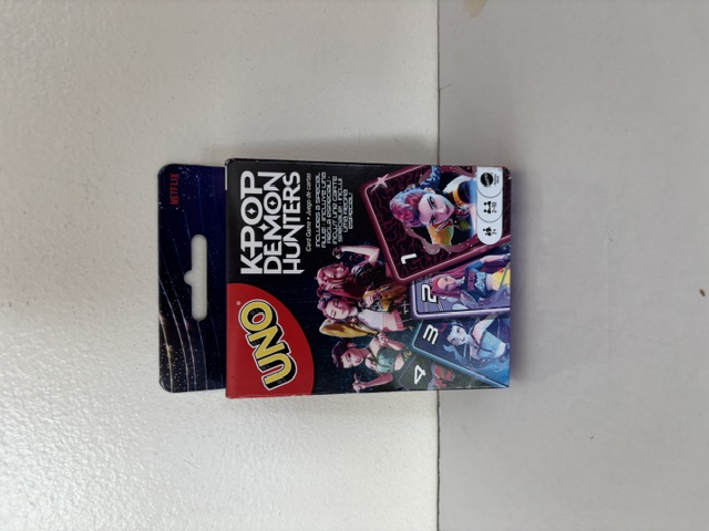 Mattel UNO K-Pop Demon Hunters UPC #194735428175