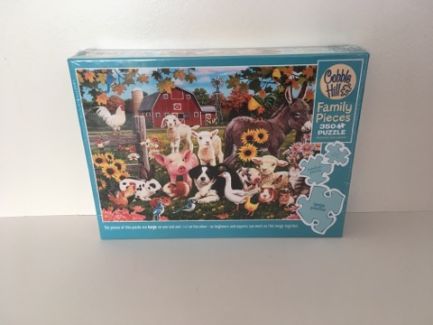 Cobble Hill Family Pieces Puzzle - Family Farm UPC #625012470377