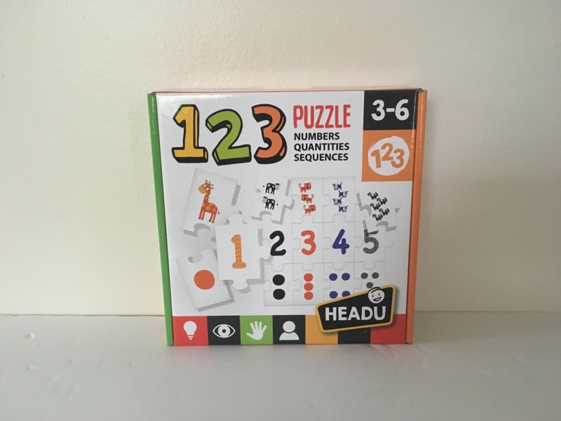 Headu 1 2 3 Puzzle Numbers Quantities Sequences