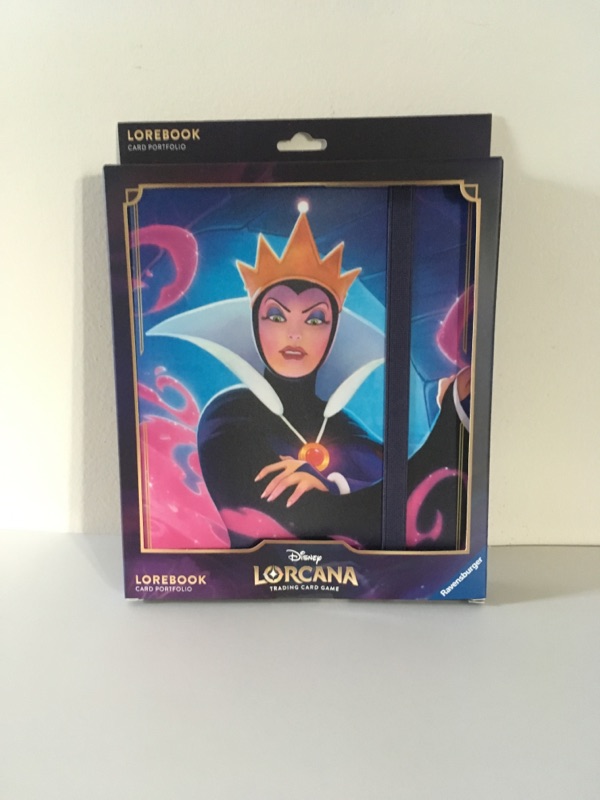 Disney Lorcana Trading Card Game Lorebook Card Portfolio UPC #4050368981844