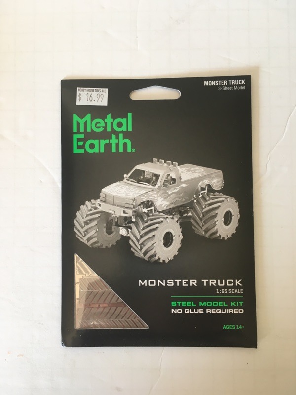 Metal Earth Monster Truck Model